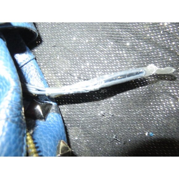 MCM München Visetos Leather Stud Embellished Backpack Laptop Bag - Picture 15 of 15